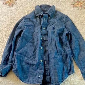 Ralph Lauren toddler 4/4T denim shirt.